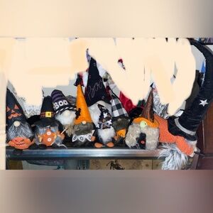 Halloween 🎃 & Christmas 🎄 tabletop Gnome Decor Set